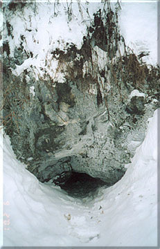 Entrance into virtual cave